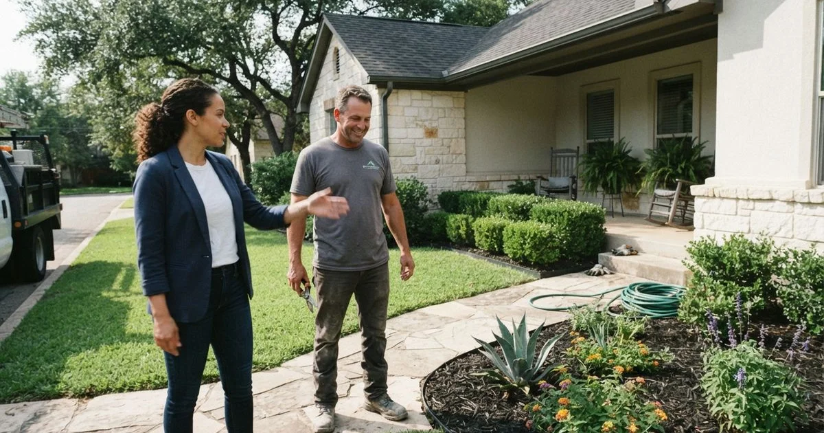 Getting your yard ready to sell a house in Austin