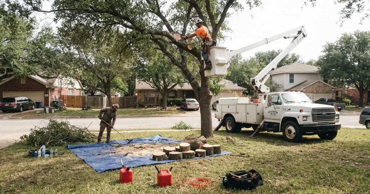 How tree removal works in Austin, from quote to cleanup