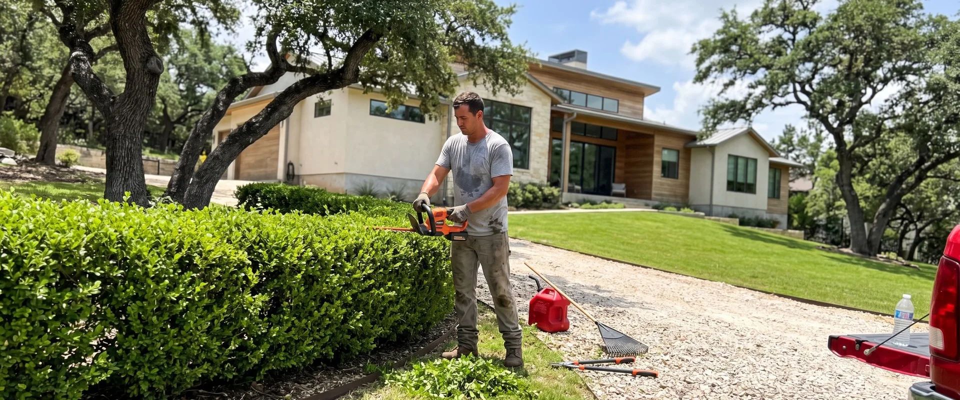 landscaper in West Lake Hills, Austin TX